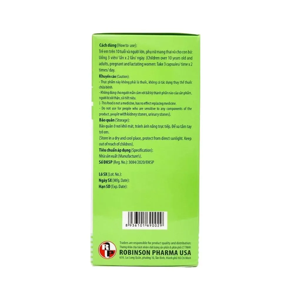Viên uống Calcium Softgel Phòng loãng xương (Hộp 100 viên) 2