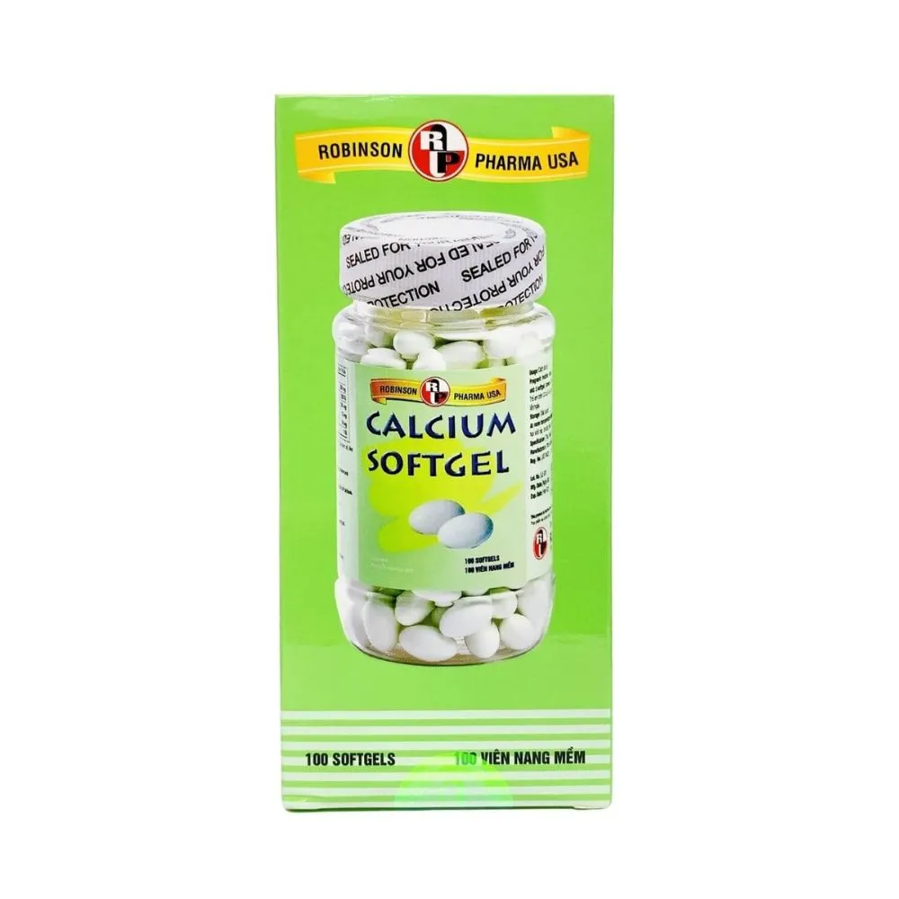 Viên uống Calcium Softgel Phòng loãng xương (Hộp 100 viên) 4