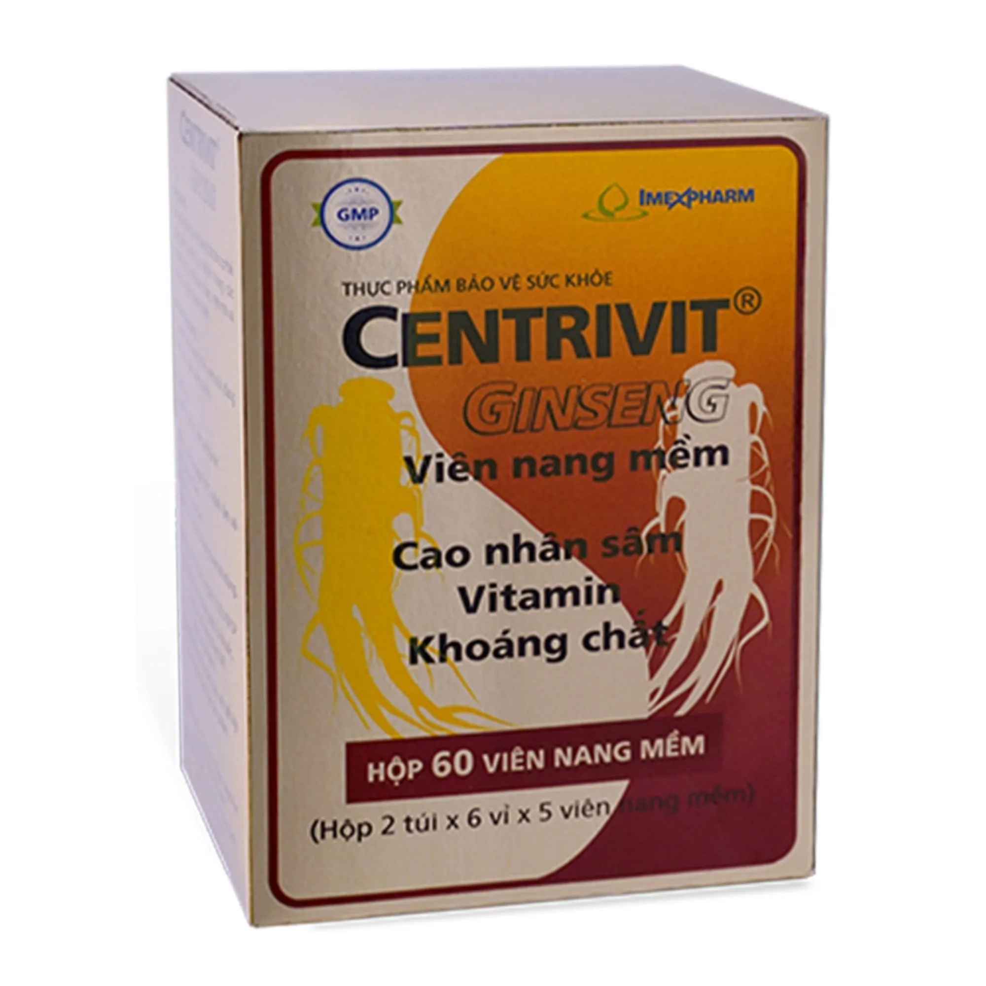 Centrivit Ginseng: Viên uống bổ sung vitamin, tăng cường sức khỏe hiệu quả