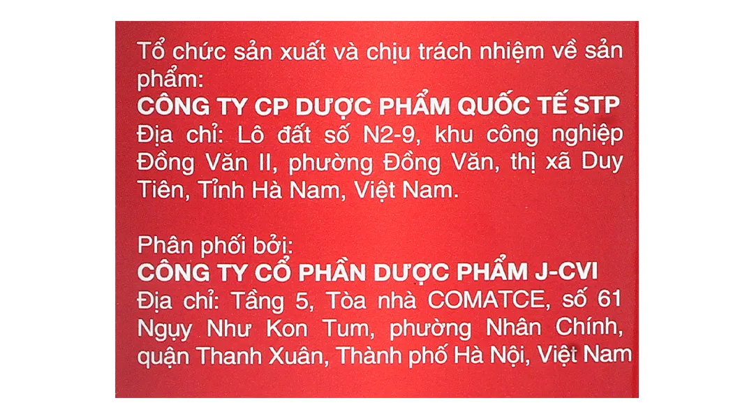 Thực phẩm bảo vệ sức khỏe Feramax Bc hộp 20 ống x 10ml 7