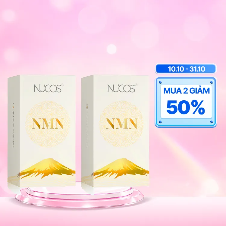 Thực Phẩm Bảo Vệ Sức Khỏe Nucos NMN (Hộp 60 viên)