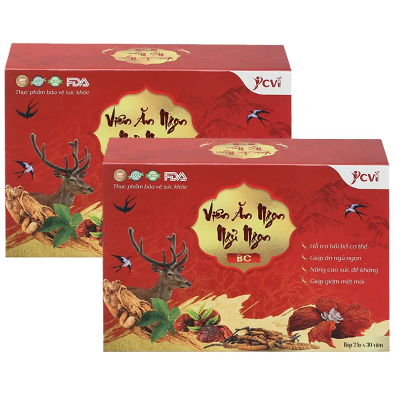 Thực phẩm bảo vệ sức khỏe: Viên ăn ngon ngủ ngon BC 2