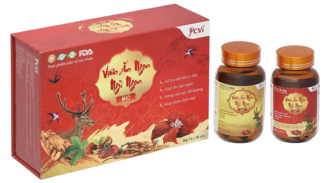 Thực phẩm bảo vệ sức khỏe: Viên ăn ngon ngủ ngon BC 3