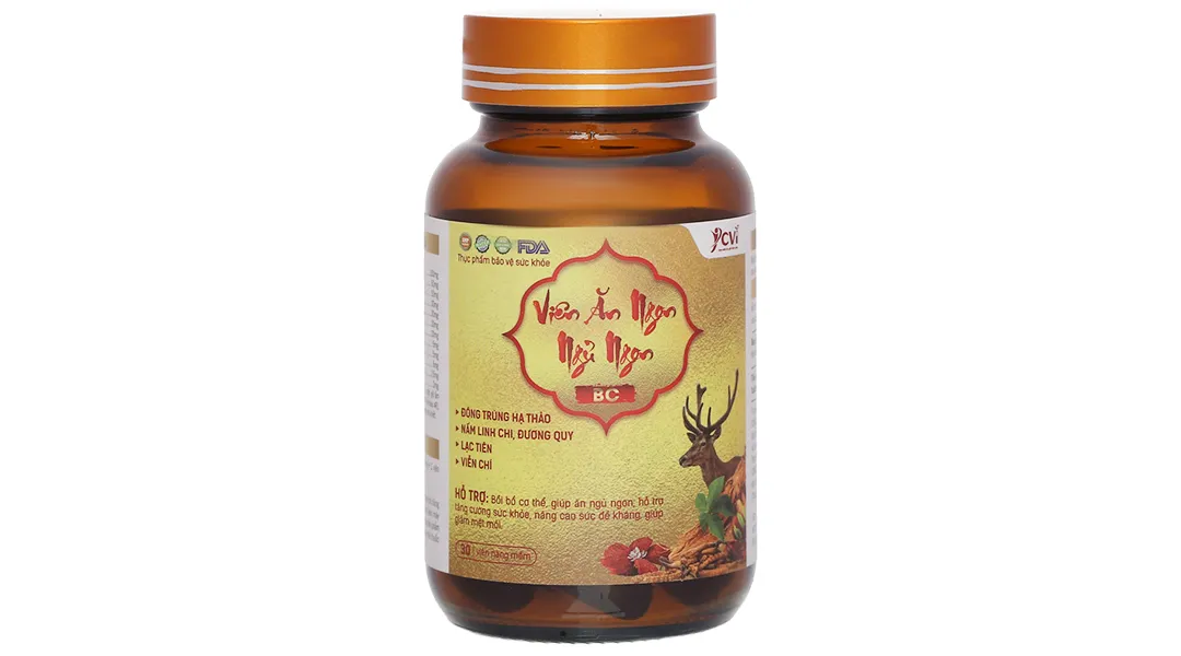 Thực phẩm bảo vệ sức khỏe: Viên ăn ngon ngủ ngon BC 13