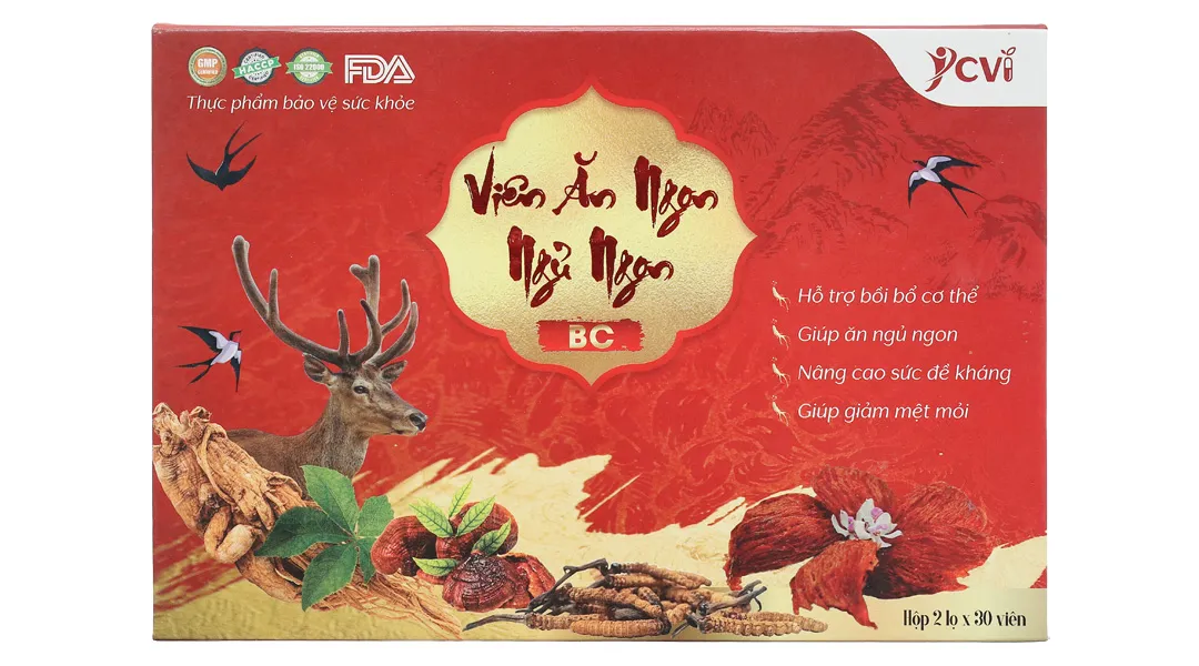Thực phẩm bảo vệ sức khỏe: Viên ăn ngon ngủ ngon BC 5
