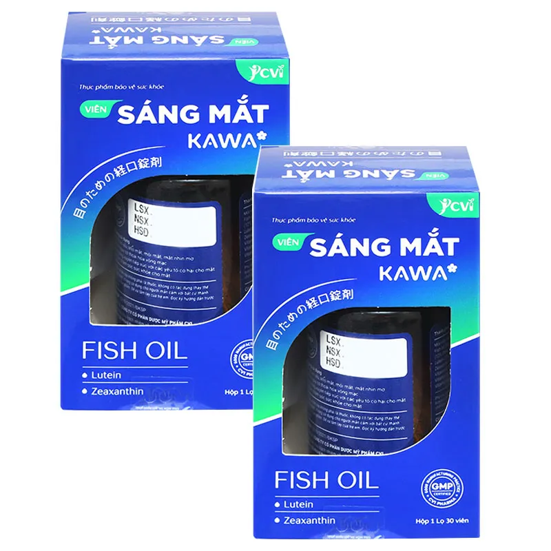 Thực phẩm bảo vệ sức khỏe Viên Sáng Mắt Kawa 2