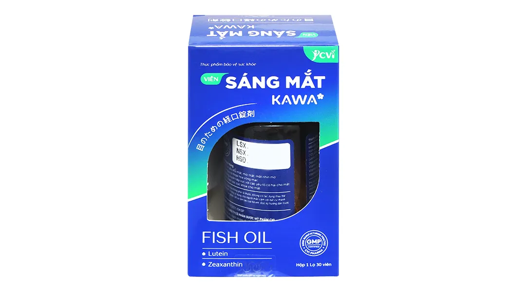 Thực phẩm bảo vệ sức khỏe Viên Sáng Mắt Kawa 3