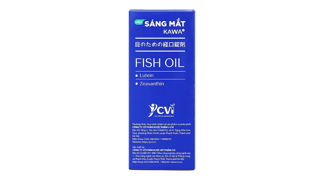 Thực phẩm bảo vệ sức khỏe Viên Sáng Mắt Kawa 6