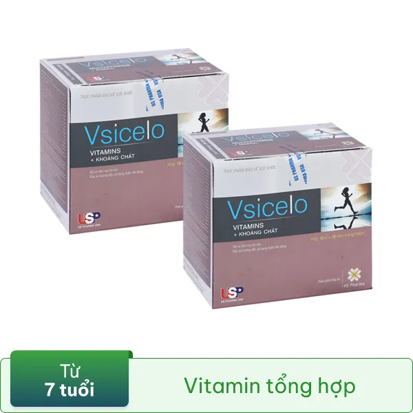 Combo 4 hộp Vsicelo hộp 100 viên