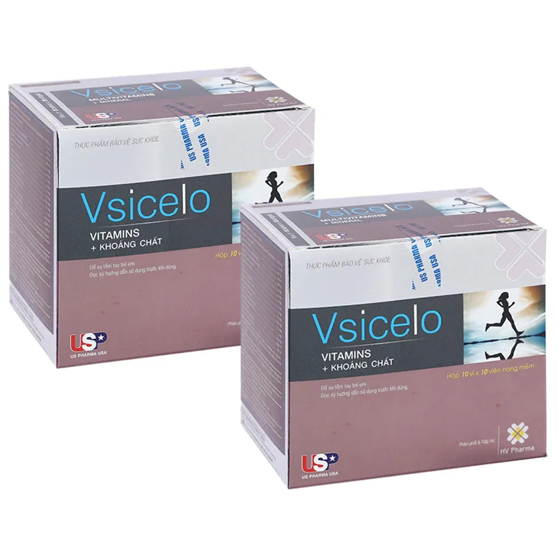 Combo 4 hộp Vsicelo hộp 100 viên 2