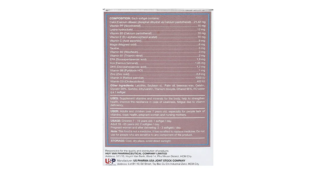 Combo 4 hộp Vsicelo hộp 100 viên 6