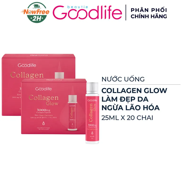 [HSD 04/2027] Combo 2 Thực Phẩm Bổ Sung Nước Uống Goodlife Collagen Glow