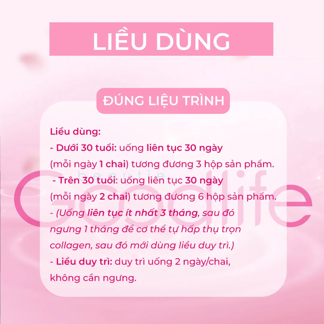 [HSD 04/2027] Combo 2 Thực Phẩm Bổ Sung Nước Uống Goodlife Collagen Glow 5