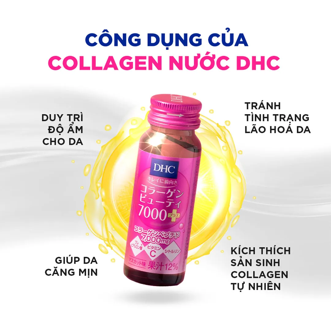 Combo 2 Thực Phẩm Bảo Vệ Sức Khỏe DHC Collagen Beauty 7000 Plus 6