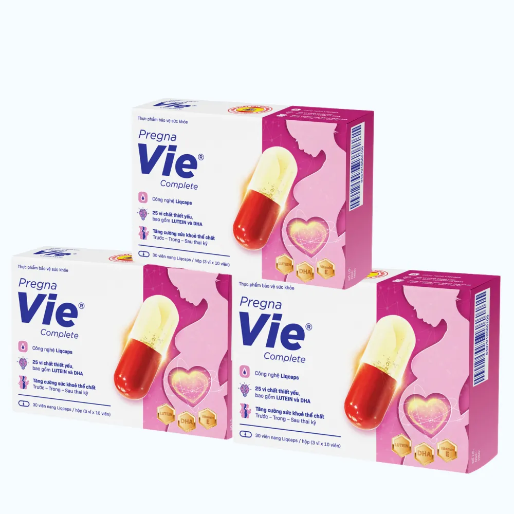Viên uống Pregnavie Complete bổ sung dinh dưỡng cho mẹ bầu (hộp 30 viên)