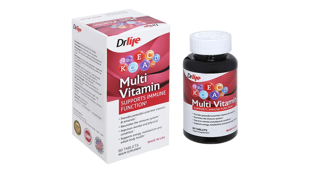 Viên uống Drlife Multi Vitamin tăng cường đề kháng (Hộp 60 viên) 3
