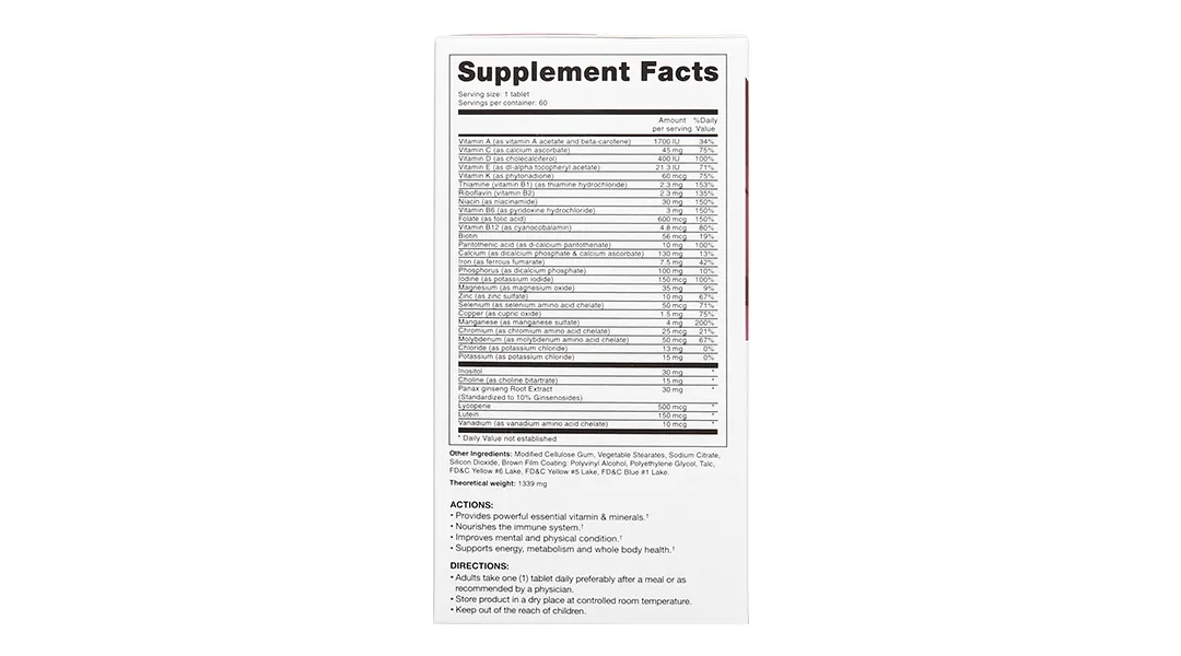 Viên uống Drlife Multi Vitamin tăng cường đề kháng (Hộp 60 viên) 6