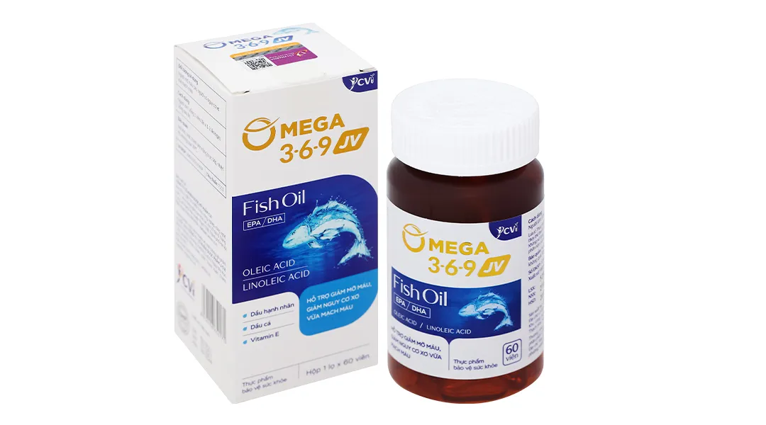 Thực phẩm bảo vệ sức khỏe Omega 3-6-9 JV 3