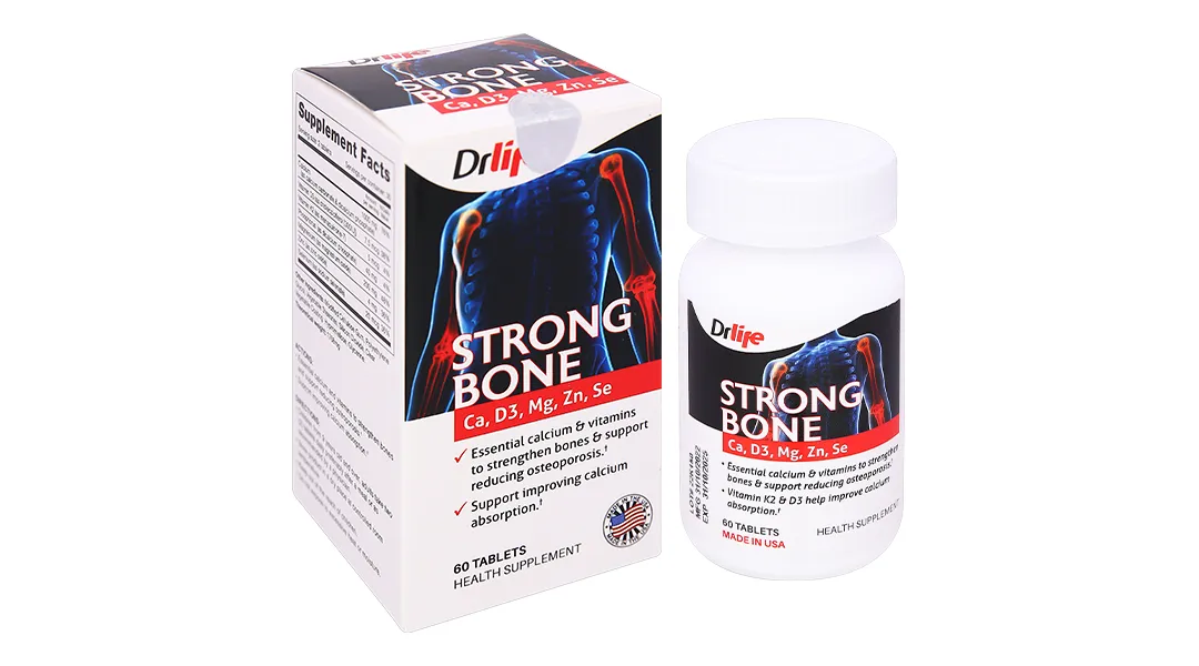 Thực phẩm bảo vệ sức khỏe Drlife Strong Bone 3