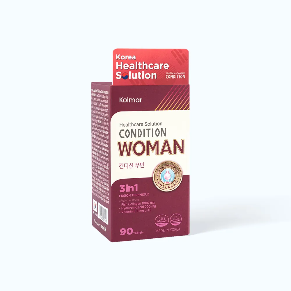 CONDITION WOMAN (Hộp 90 viên) hỗ trợ chống oxy hóa, đẹp da 2
