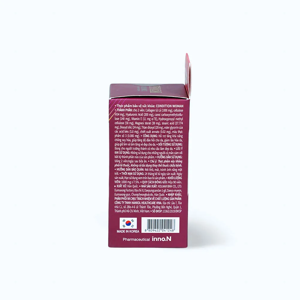 CONDITION WOMAN (Hộp 90 viên) hỗ trợ chống oxy hóa, đẹp da 3