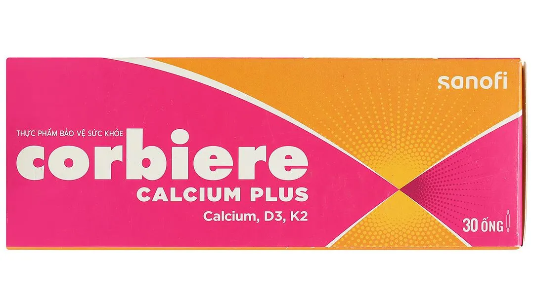 CORBIERE CALCIUM PLUS SANOFI 3X10 ỐNG 5