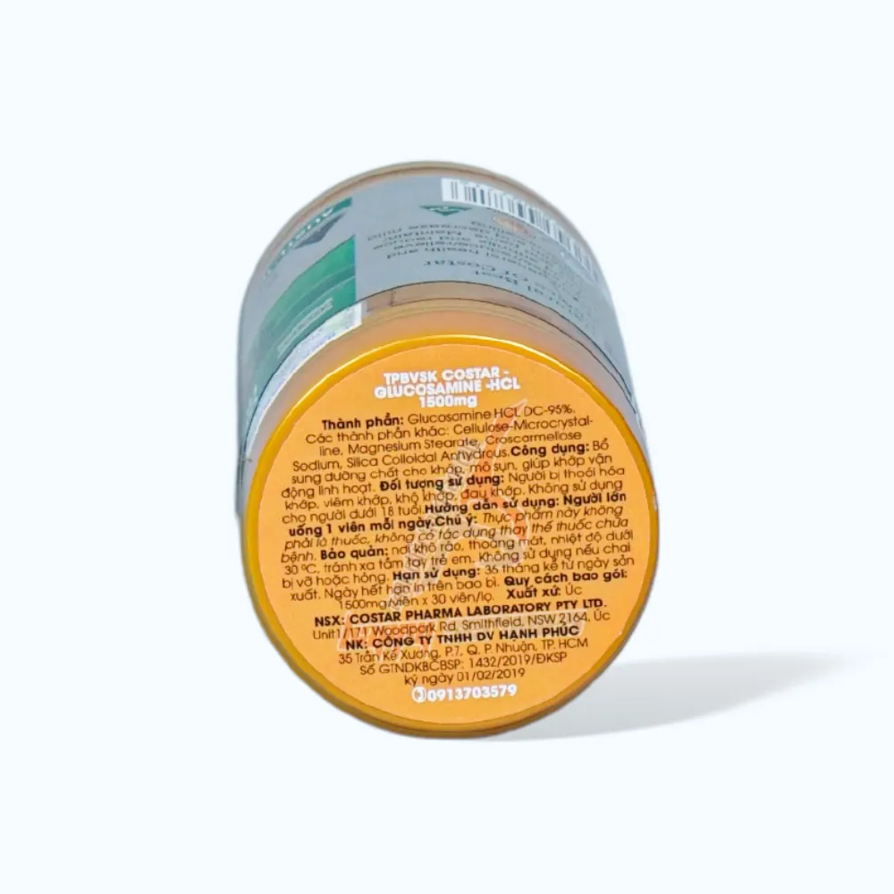 Costar Glucosamine hộp 120 viên 10