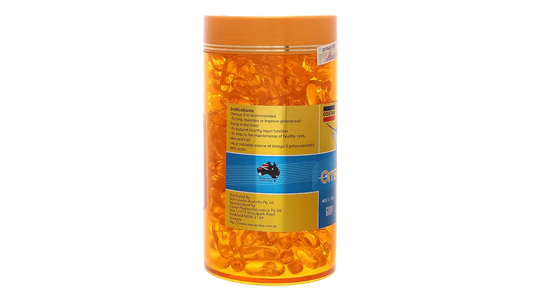 Thực phẩm bảo vệ sức khoẻ: Omega 3 lọ 100 viên 14