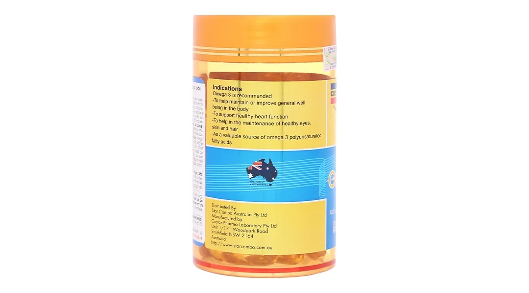 Thực phẩm bảo vệ sức khoẻ: Omega 3 lọ 100 viên 4