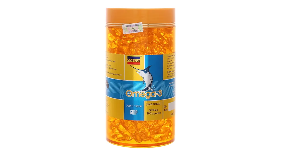 Thực phẩm bảo vệ sức khoẻ: Omega 3 lọ 100 viên 11