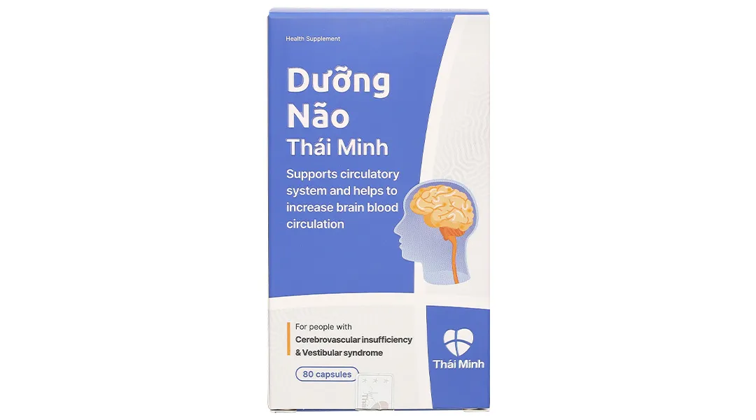 Dưỡng Não Thái Minh hỗ trợ hoạt huyết, giúp lưu thông máu não hộp 80 viên 3