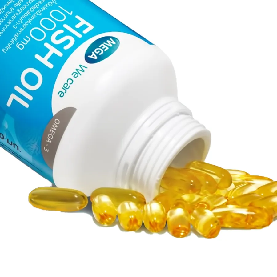 Dầu cá bổ sung Omega-3 DHA & EPA từ nguồn dầu cá Lysi-Iceland giúp mắt sáng, não tốt - FISH OIL Mega We Care (100 viên) 2