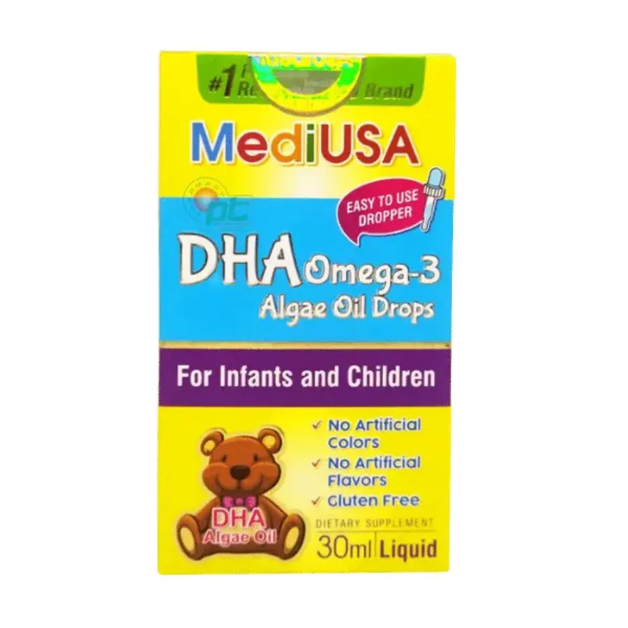 DHA nhỏ giọt Mediusa Dha Omega 3 hỗ trợ phát triển trí não, cải thiện thị lực (Chai 30ml) 3