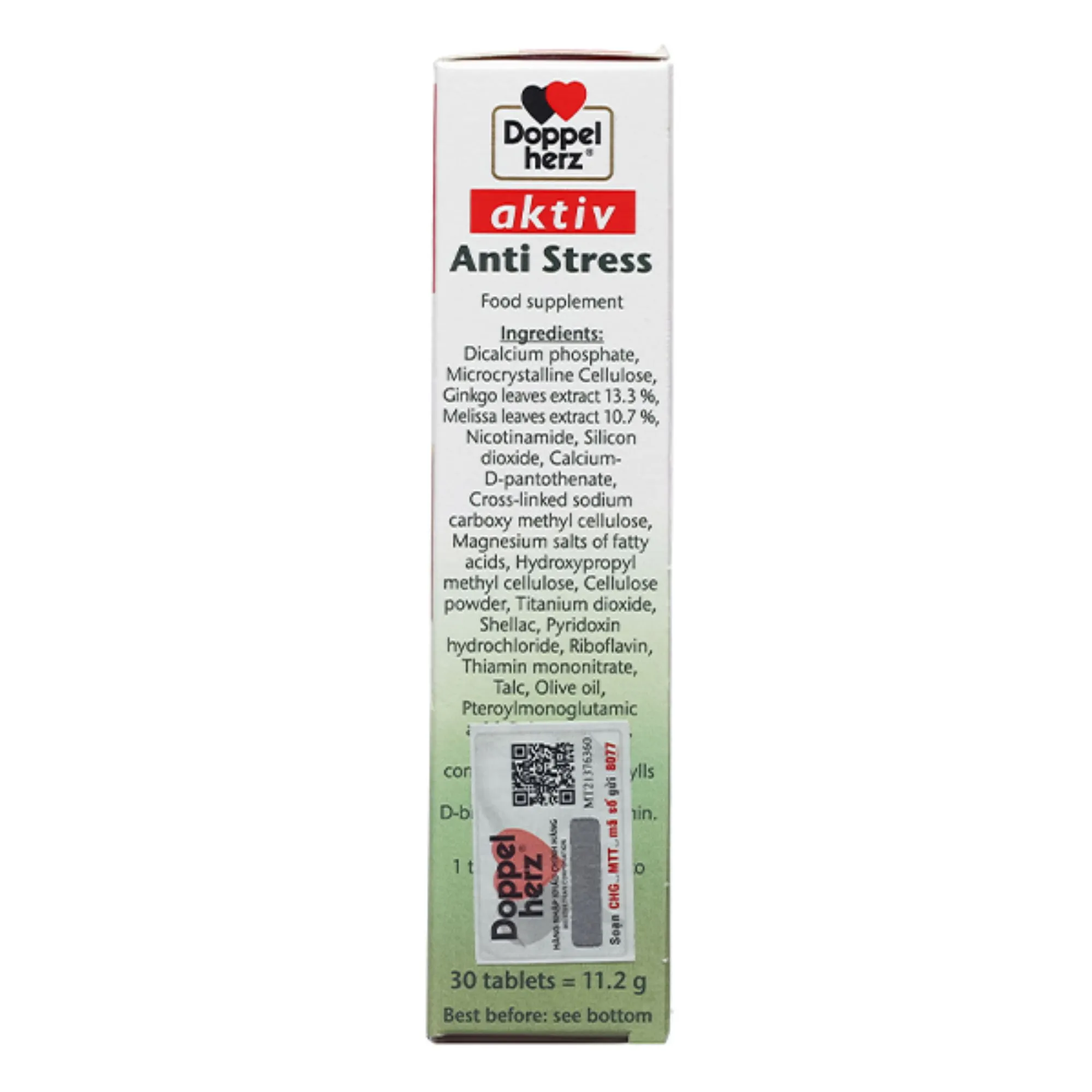 Doppelherz Aktiv Anti Stress - Viên bổ não, giảm căng thẳng (Hộp 30 viên) 4