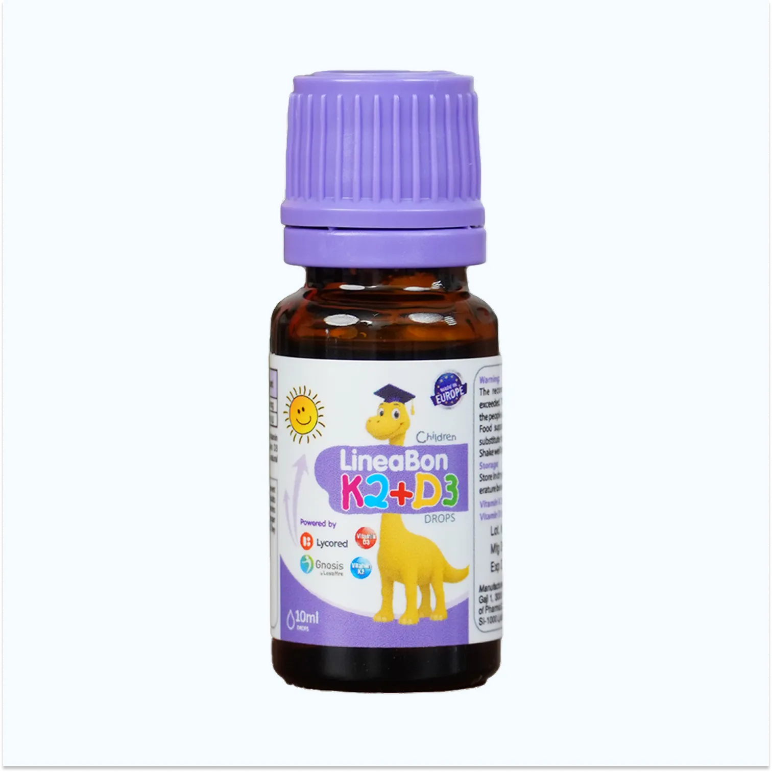Dung dịch LineaBon K2 + D3 giúp bé phát triển chiều cao (Chai 10ml) 3