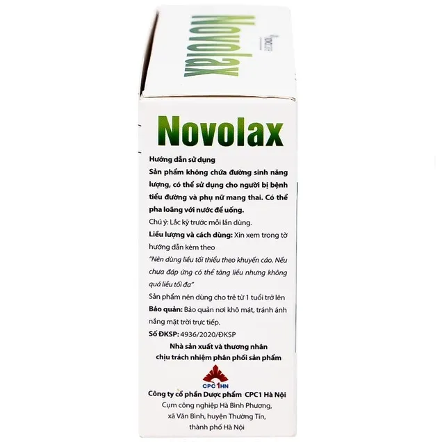 Dung dịch uống Novolax Novocare bổ sung chất xơ giúp nhuận tràng, giảm táo bón (4 vỉ x 5 ống) 3