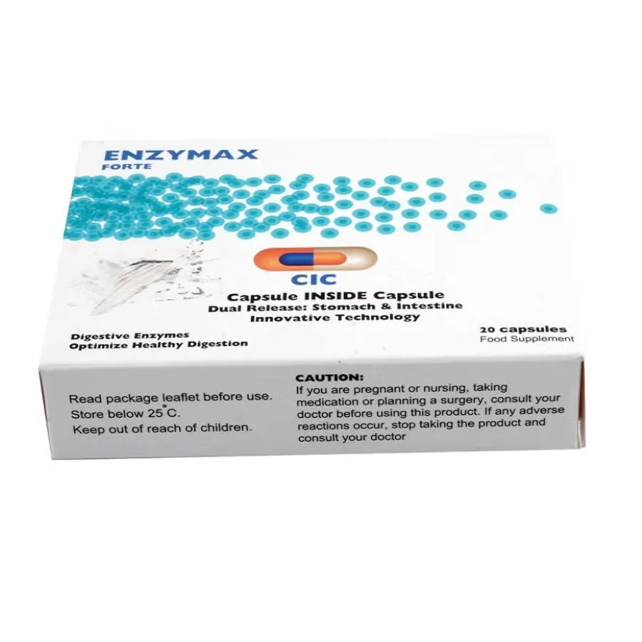 Enzymax Forte Hỗ Trợ Tăng Cường Tiêu Hóa, Giảm Chứng Đầy Bụng Khó Tiêu (Hộp 20 viên) 2