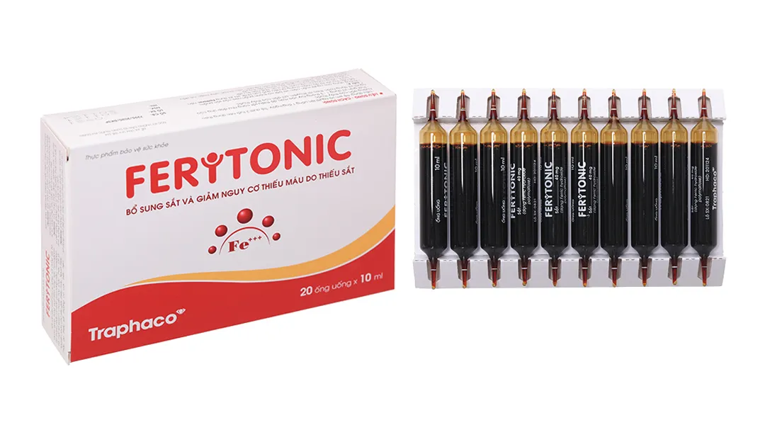 SIRO BỔ SUNG SẮT FERITONIC TRAPHACO 2X10 ỐNG 2