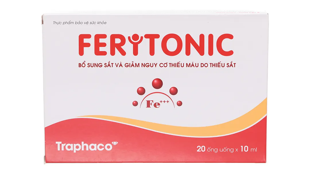 SIRO BỔ SUNG SẮT FERITONIC TRAPHACO 2X10 ỐNG 3