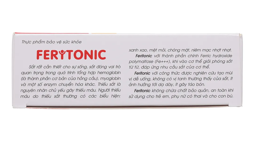 SIRO BỔ SUNG SẮT FERITONIC TRAPHACO 2X10 ỐNG 5