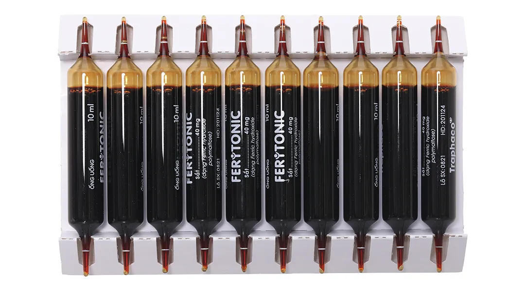 SIRO BỔ SUNG SẮT FERITONIC TRAPHACO 2X10 ỐNG 7