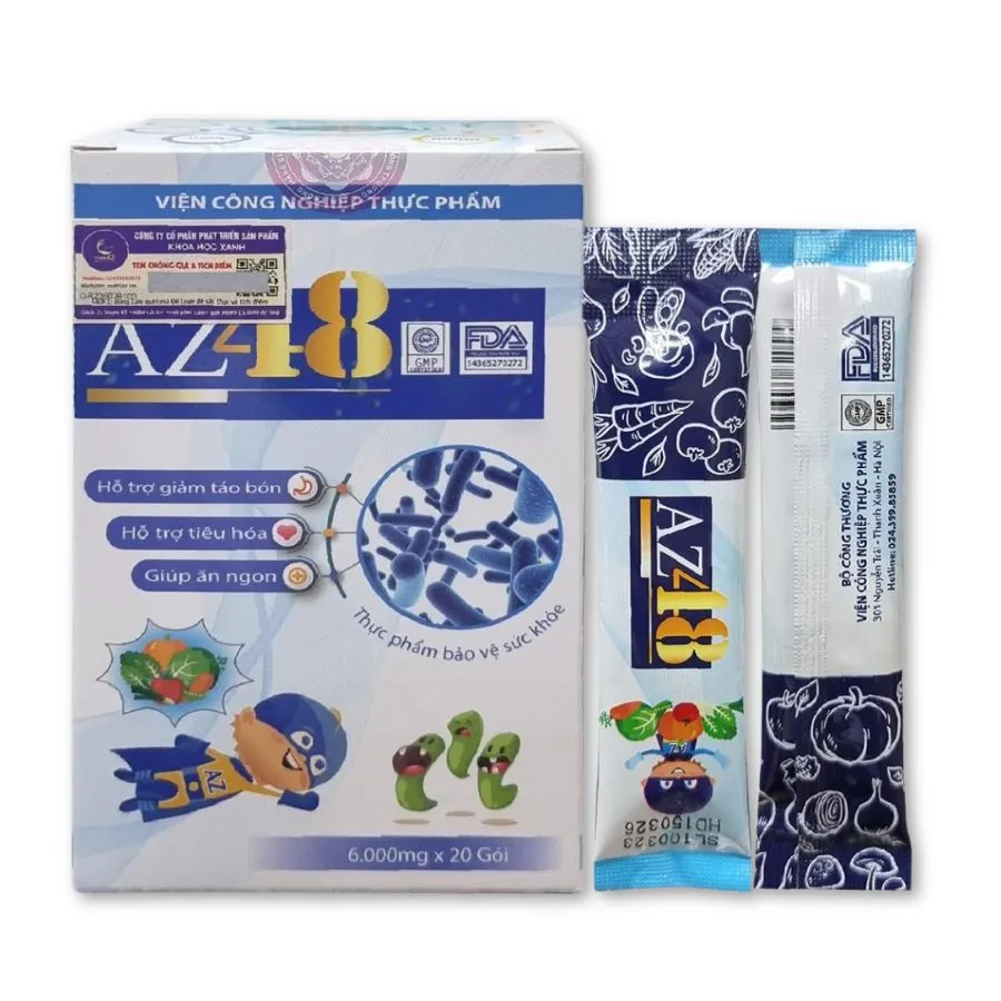 Gói uống AZ48 hỗ trợ giảm táo bón (Hộp 20 gói) 2