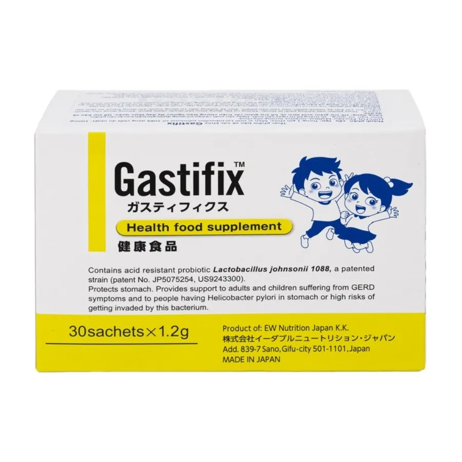Gastifix EW Nutrition - Hỗ trợ tiêu hóa, giảm trào ngược dạ dày (Hộp x 30 gói) 2