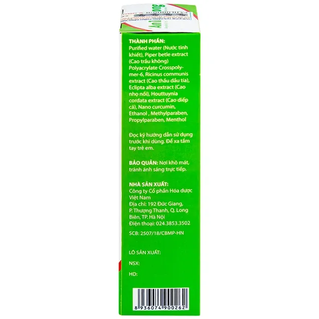 Gel An Trĩ Vương dùng khi bị trĩ, táo bón, nứt hoặc rò hậu môn (20g) 5