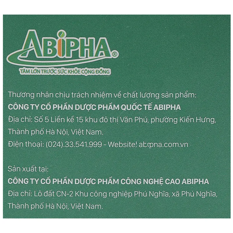 Gingcolin Abipha giúp hoạt huyết, hỗ trợ tăng cường lưu thông máu não hộp 100 viên 10