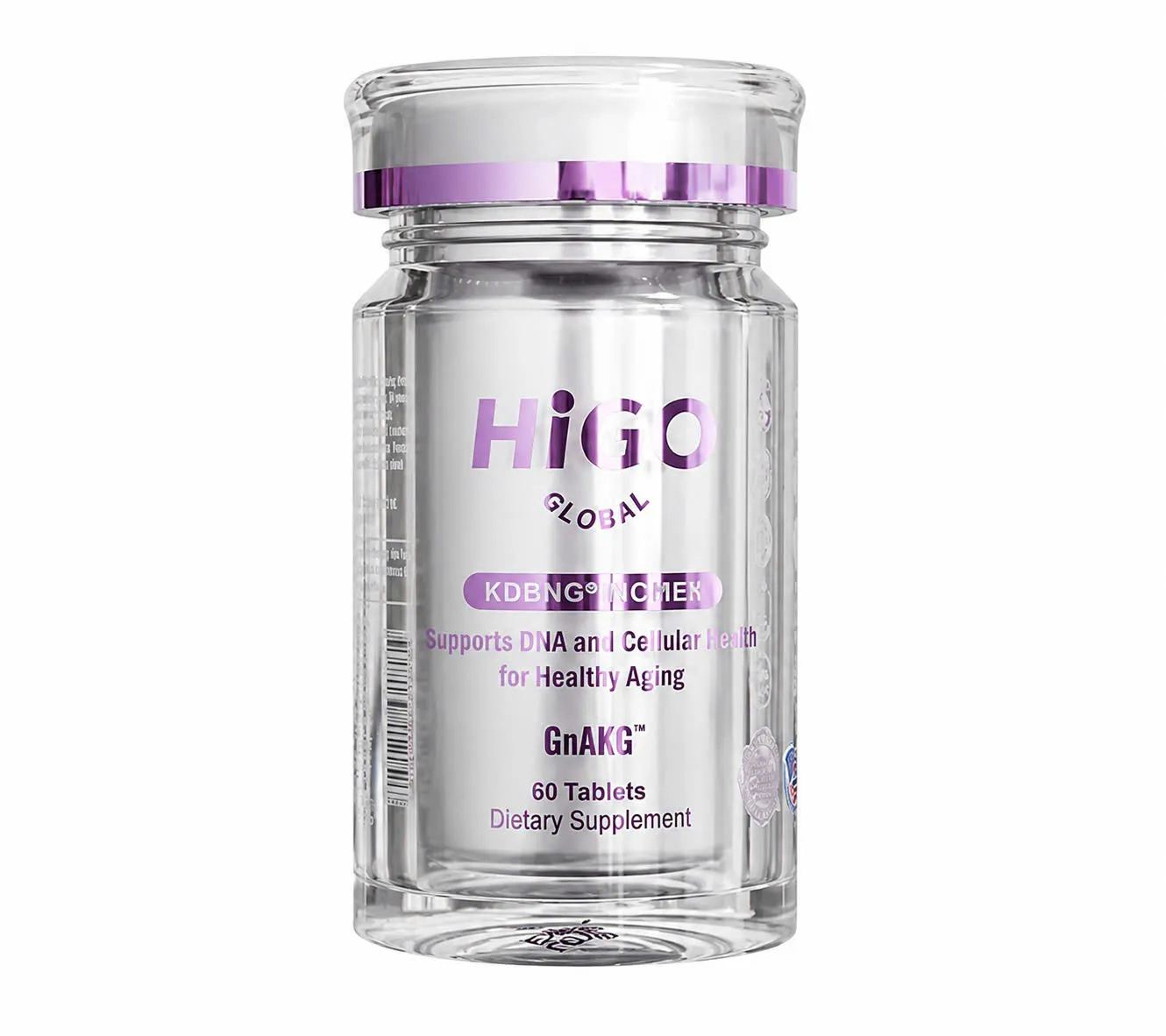 GnAKG HIGO Global KDBNG® WOMEN - Viên uống chống lão hóa cho nữ 60 viên