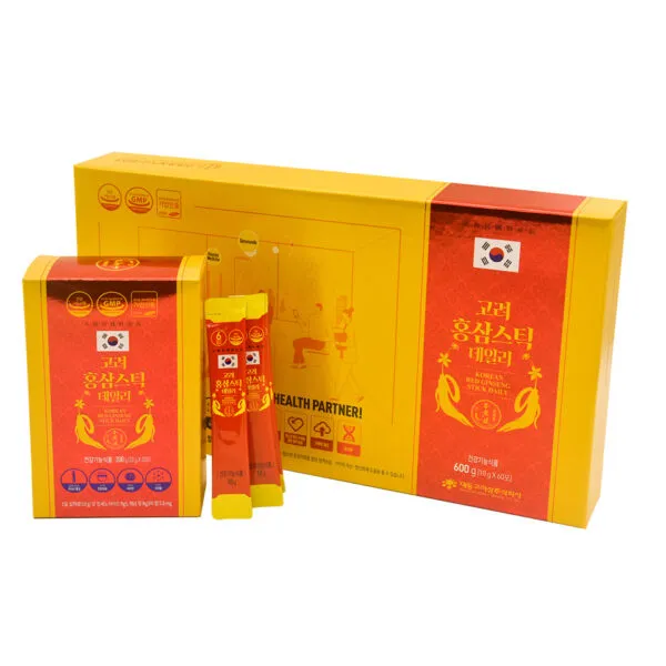 Hồng Sâm Korean Red Ginseng Stick Daily (10g*60 stick) – Daedong