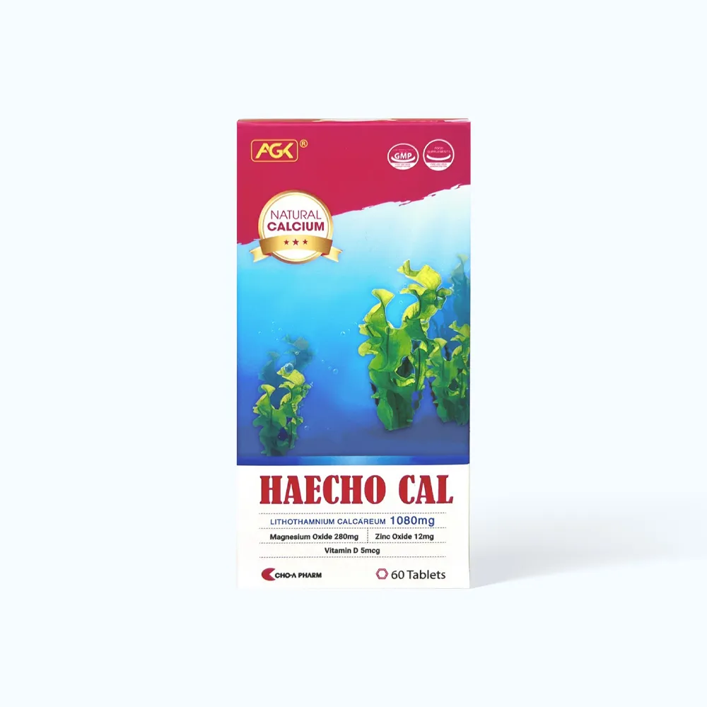 Haecho Cal (60 viên) bổ sung canxi hỗ trợ xương răng chắc khỏe 2