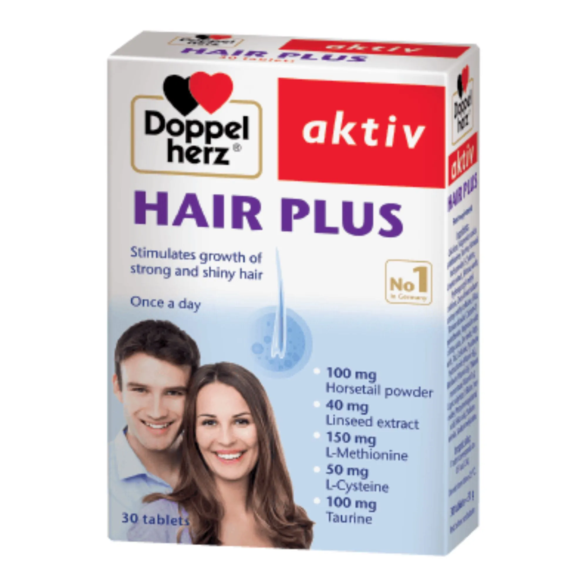 Hair Plus - Viên uống hỗ trợ giảm rụng tóc, giúp tóc chắc khỏe và bóng đẹp (30 viên) 2