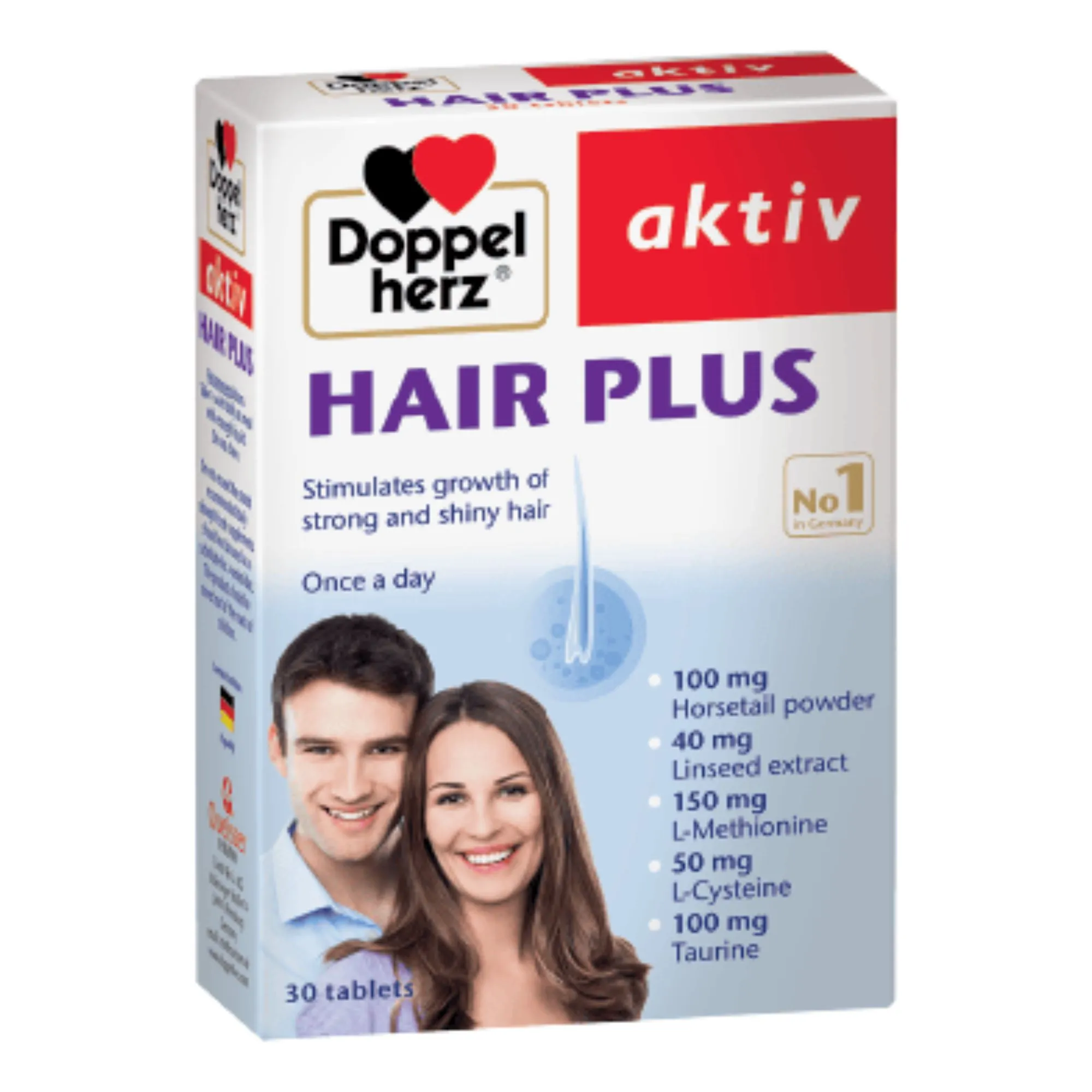 Hair Plus - Viên uống hỗ trợ giảm rụng tóc, giúp tóc chắc khỏe và bóng đẹp (30 viên) 3